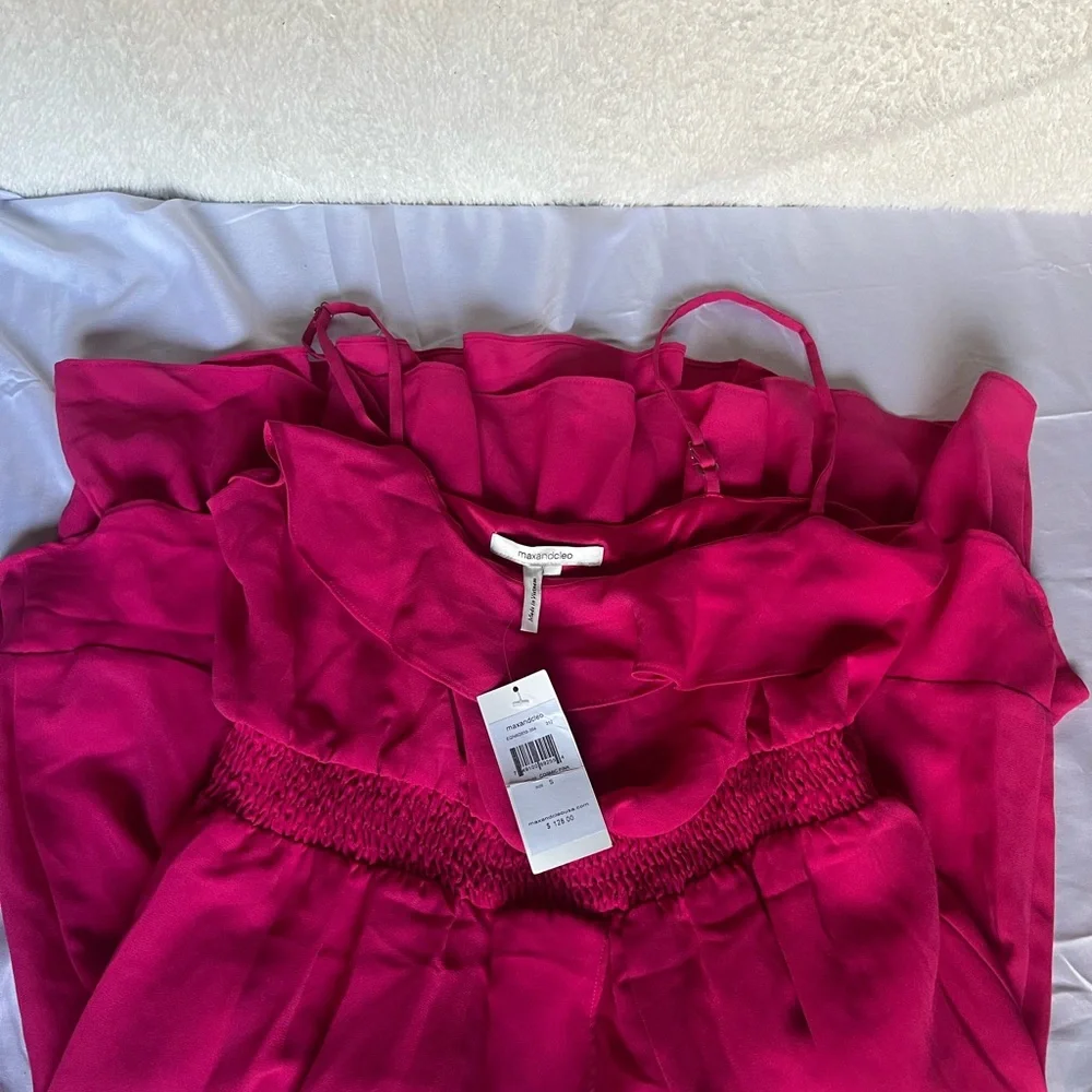 Maxandcleo Pink Ruffled Sleeveless Dress - Picture 2 of 5